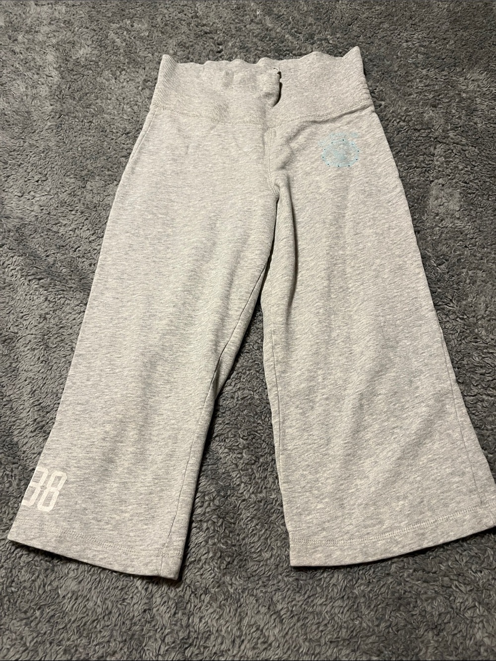 Old Navy Light Gray Kids Girls Wide-Leg Sweatpants Size XXL-may work for women